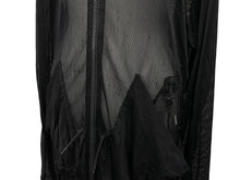 画像をギャラリービューアに読み込む, Y-3 ワイスリー YOHJI YANAMOTO ADIDAS メッシュ コート ジャケット ドローコード ブラック ナイロン サイズM 中古 58990