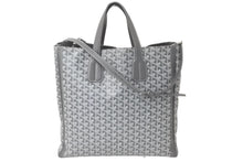 Load image into Gallery viewer, GOYARD ゴヤール トートバッグ サックヴォルテール 2way ヘリンボーン柄 グレー シルバー金具 美品 中古 59004