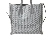 Load image into Gallery viewer, GOYARD ゴヤール トートバッグ サックヴォルテール 2way ヘリンボーン柄 グレー シルバー金具 美品 中古 59004