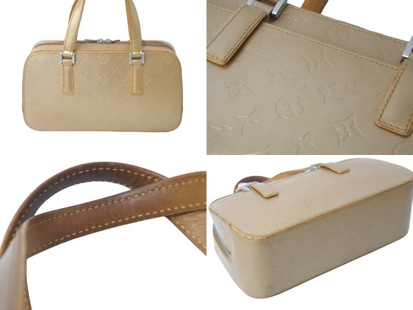 LOUIS VUITTON Monogram Matte Sierton Handbag Ambre Logo Hand Bag M55177 Used 59063