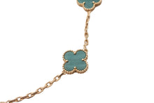 画像をギャラリービューアに読み込む, 超希少 Van Cleef &amp; Arpels ヴァンクリーフ＆アーペル ヴィンテージ アルハンブラ マラカイト 10P 美品 中古 59095