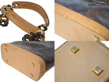 画像をギャラリービューアに読み込む, LOUIS VUITTON ルイヴィトン トートバッグ M92501 カバアンブル MM モノグラム ビニール クリア ブラウン 良品 中古 59110