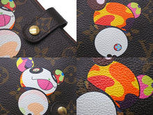 画像をギャラリービューアに読み込む, LOUIS VUITTON ルイヴィトン 手帳カバー アジェンダ PM モノグラム・パンダ 村上隆 R20011 ゴールド金具 美品 中古 59130