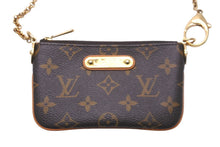 画像をギャラリービューアに読み込む, LOUIS VUITTON ルイヴィトン ポーチ ミニバッグ チェーン M60095 ポシェットミラPM ブラウン ゴールド金具 美品 中古 59131