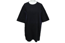 画像をギャラリービューアに読み込む, MARNI マルニ 19ss 半袖Ｔシャツ 切替 デザイン 50サイズ ブラック ネイビー HUMU0027Q0 良品 中古 59176