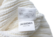 画像をギャラリービューアに読み込む, JACQUEMUS ジャックムス 半袖ニット セーター アイボリー オフホワイト コットン サイズ36 美品 中古 59189