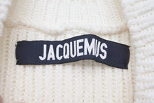 画像をギャラリービューアに読み込む, JACQUEMUS ジャックムス 半袖ニット セーター アイボリー オフホワイト コットン サイズ36 美品 中古 59189