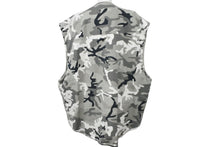 画像をギャラリービューアに読み込む, 新品同様品 BALENCIAGA バレンシアガ ベスト 681459 カモフラージュプリント カーゴポケット ブラック グレー 48 中古 59199