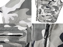 画像をギャラリービューアに読み込む, 新品同様品 BALENCIAGA バレンシアガ ベスト 681459 カモフラージュプリント カーゴポケット ブラック グレー 48 中古 59199