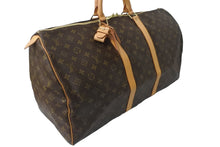 画像をギャラリービューアに読み込む, LOUIS VUITTON ルイヴィトン ボストンバッグ キーポル55 M41424 モノグラム ブラウン 美品 中古 59306