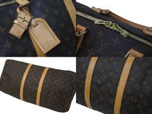 画像をギャラリービューアに読み込む, LOUIS VUITTON ルイヴィトン ボストンバッグ キーポル55 M41424 モノグラム ブラウン 美品 中古 59306