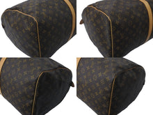 画像をギャラリービューアに読み込む, LOUIS VUITTON ルイヴィトン ボストンバッグ キーポル55 M41424 モノグラム ブラウン 美品 中古 59306