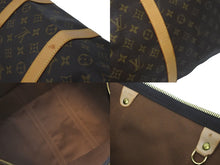 画像をギャラリービューアに読み込む, LOUIS VUITTON ルイヴィトン ボストンバッグ キーポル55 M41424 モノグラム ブラウン 美品 中古 59306
