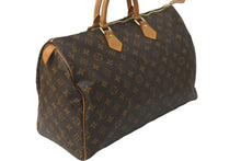 画像をギャラリービューアに読み込む, LOUIS VUITTON ルイヴィトン ハンドバッグ M41522 スピーディ40 ブラウン モノグラムキャンバス ゴールド金具 良品 中古 59307