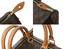 画像をギャラリービューアに読み込む, LOUIS VUITTON ルイヴィトン ハンドバッグ M41522 スピーディ40 ブラウン モノグラムキャンバス ゴールド金具 良品 中古 59307