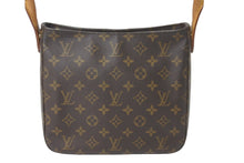 画像をギャラリービューアに読み込む, LOUIS VUITTON ルイヴィトン モノグラム ルーピングMM ショルダーバッグ ワンショルダー ブラウン ロゴ M51146 美品 中古 59309