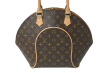 画像をギャラリービューアに読み込む, LOUIS VUITTON ルイヴィトン ハンドバッグ バテニョール エリプスMM モノグラムキャンバス ブラウン M51126 美品 中古 59328