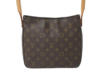 画像をギャラリービューアに読み込む, LOUIS VUITTON ルイヴィトン ショルダーバッグ ワンショルダー ルーピングMM M51146 モノグラム ブラウン 美品 中古 59339