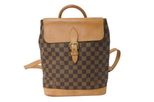 画像をギャラリービューアに読み込む, LOUIS VUITTON ルイヴィトン ダミエ アルルカン 100周年記念限定 バックパック ロゴ ブラウン N99038 良品 中古 59358