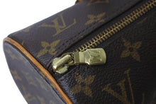 画像をギャラリービューアに読み込む, LOUIS VUITTON ルイヴィトン モノグラム パピヨン30 ハンドバッグ ブラウン PVC ヌメ革 M51385 良品 中古 59369