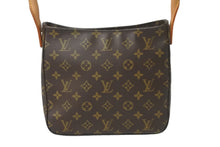 Load image into Gallery viewer, 極美品 LOUIS VUITTON ルイヴィトン モノグラム ルーピングMM ショルダーバッグ ワンショルダー ブラウン M51146 中古 59375