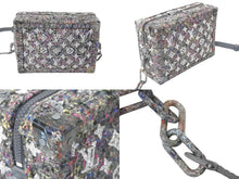 画像をギャラリービューアに読み込む, 新品同様 LOUIS VUITTON ルイヴィトン ヴァージル リサイクル ツイード ソフトトランク ショルダーバッグ グレー M58741 中古 59380