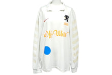 画像をギャラリービューアに読み込む, NIKE × Off White ナイキ × オフホワイト サッカー 長袖Ｔシャツ サイズM ホワイト SU180904SAC AA3300-100 美品 中古 59398
