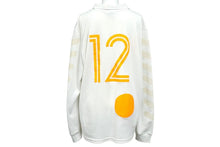 画像をギャラリービューアに読み込む, NIKE × Off White ナイキ × オフホワイト サッカー 長袖Ｔシャツ サイズM ホワイト SU180904SAC AA3300-100 美品 中古 59398