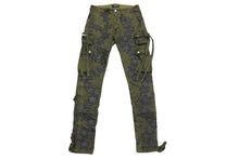 画像をギャラリービューアに読み込む, AMIRI アミリ カーゴ パンツ スターパッチ フェード加工 30 コットン ポリエステル ポリウレタン 牛革 美品 中古 59402