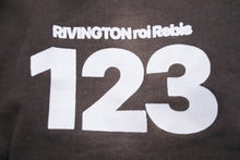 画像をギャラリービューアに読み込む, 極美品 RIVINGTON roi Rebis123 リヴィントンロイレビス123 スエットパンツ テーパード ロゴプリント ブラウン サイズS 中古 59410