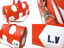 画像をギャラリービューアに読み込む, 新品同様 LOUIS VUITTON ルイヴィトン ボストンバッグ M52121 キーポルバンドリエール50 2018FIFAワールドカップ レッド 中古 59434