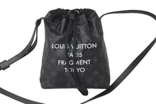 画像をギャラリービューアに読み込む, LOUIS VUITTON ルイヴィトン ショルダーバッグ モノグラム エクリプス フラグメントナノバッグ M43418 ブラック 美品 中古 59444
