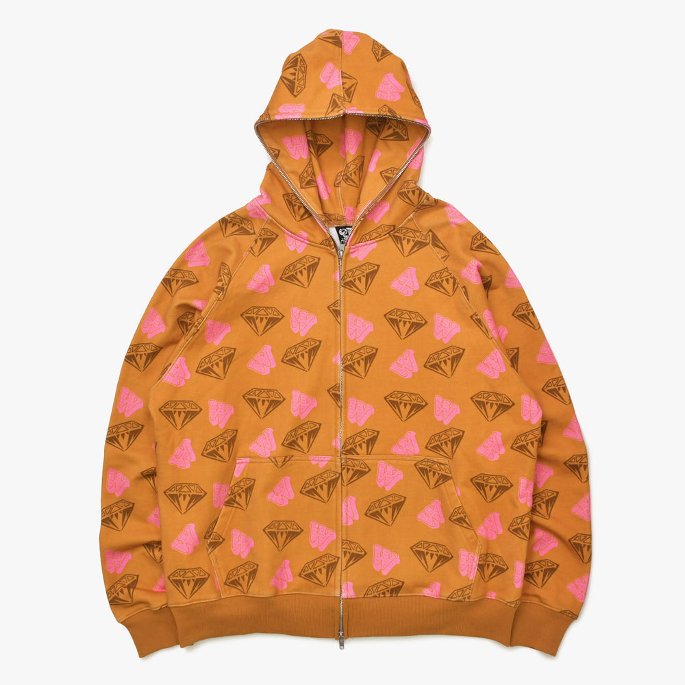 極美品 BILLIONAIRE BOYS CLUB × JP THE WAVY ビリオネアボーイズクラブ DIAMOND&DOLLAR パーカー サイズM BBCJP215SK007 中古 4a005947