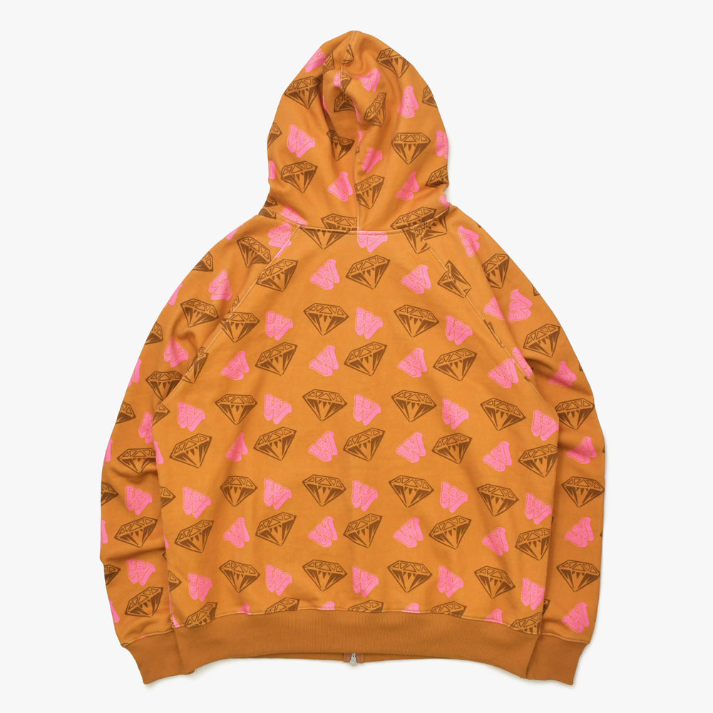 極美品 BILLIONAIRE BOYS CLUB × JP THE WAVY ビリオネアボーイズクラブ DIAMOND&DOLLAR パーカー サイズM BBCJP215SK007 中古 4a005947