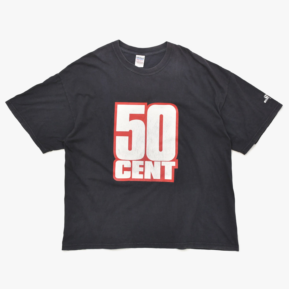 50CENT 50セント 00's GET RICH OR DIE TRYIN' ゲット リッチ オア ダイ トライン プロモーションTシャツ サイズXXL 2003年 美品 中古 4a005948