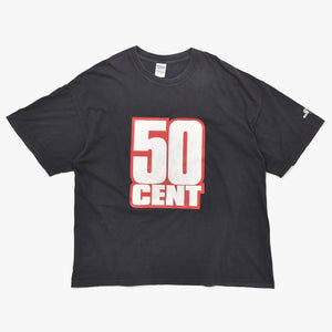 50CENT 50セント 00's GET RICH OR DIE TRYIN' ゲット リッチ オア ダイ トライン プロモーションTシャツ サイズXXL 2003年 美品 中古 4a005948