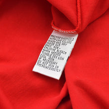 画像をギャラリービューアに読み込む, pellepelle ペレペレ 半袖Tシャツ サイズXL レッド ホワイト ブラック コットン 刺繍ロゴ 古着 美品 中古 4a005951