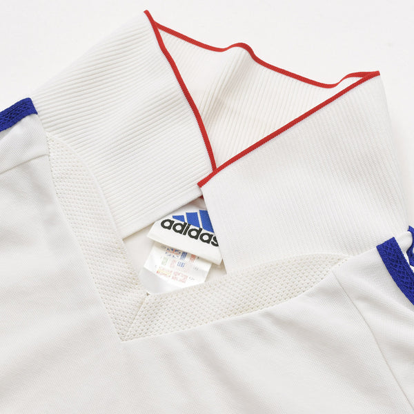 ADIDAS アディダス サッカー日本代表レプリカユニフォーム 1999-2000シーズン 風モデル 翼モデル ホワイト 黄金世代 日の丸 Lサイズ 美品 中古 4a005954