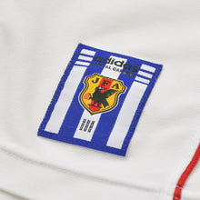 Load the image into the gallery viewer. ADIDAS アディダス サッカー日本代表レプリカユニフォーム 1999-2000シーズン 風モデル 翼モデル ホワイト 黄金世代 日の丸 Lサイズ 美品 中古 4a005954