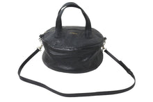 画像をギャラリービューアに読み込む, BALENCIAGA バレンシアガ ショルダーバッグ エアホーボー 2WAY ブラック レザー 466844 シルバー金具 美品 中古 59541