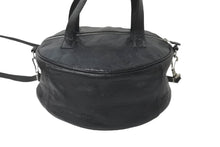 画像をギャラリービューアに読み込む, BALENCIAGA バレンシアガ ショルダーバッグ エアホーボー 2WAY ブラック レザー 466844 シルバー金具 美品 中古 59541