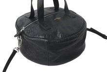 画像をギャラリービューアに読み込む, BALENCIAGA バレンシアガ ショルダーバッグ エアホーボー 2WAY ブラック レザー 466844 シルバー金具 美品 中古 59541