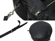 画像をギャラリービューアに読み込む, BALENCIAGA バレンシアガ ショルダーバッグ エアホーボー 2WAY ブラック レザー 466844 シルバー金具 美品 中古 59541