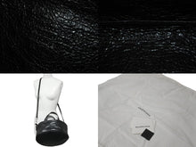 画像をギャラリービューアに読み込む, BALENCIAGA バレンシアガ ショルダーバッグ エアホーボー 2WAY ブラック レザー 466844 シルバー金具 美品 中古 59541