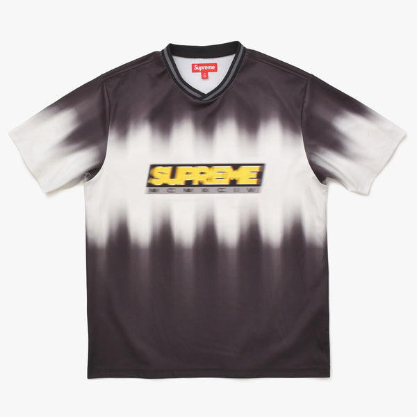 新品同様品 Supreme シュプリーム ゲームシャツBLUR SOCCER JERSEYSUPREME サイズM ジャージ ポリエステル ブラック 中古 4a005957
