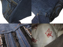 Load image into Gallery viewer, TRUE RELIGION トゥルーレリジョン リュックサック インディゴ ブルー デニム コットン 美品 中古 59571