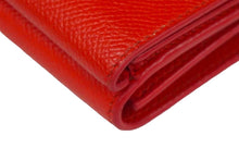 画像をギャラリービューアに読み込む, BALENCIAGA バレンシアガ 三つ折り財布 コンパクトウォレット 601387 0OTXN 6406 BBロゴ レッド 美品 中古 59575