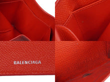 画像をギャラリービューアに読み込む, BALENCIAGA バレンシアガ 三つ折り財布 コンパクトウォレット 601387 0OTXN 6406 BBロゴ レッド 美品 中古 59575