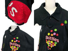 画像をギャラリービューアに読み込む, Supreme シュプリーム × Mitchell&amp;Ness ミッチェルアンドネス コラボ スキットルズバーシティジャケット ブラック 美品 中古 59583