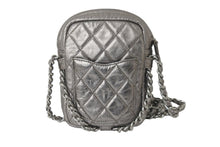 Load image into Gallery viewer, CHANEL シャネル チェーン ショルダーバッグ ポシェット シルバー 12番台 ココマーク レザー 美品 中古 59603